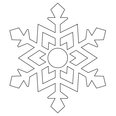 Schneeflocken aus Papier falten und schneiden