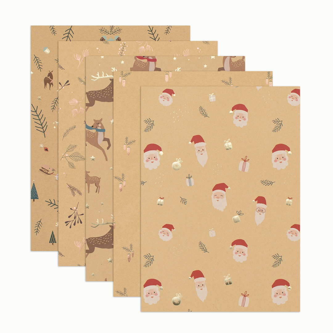 Kraftpapier Magic Christmas, 20 Bogen