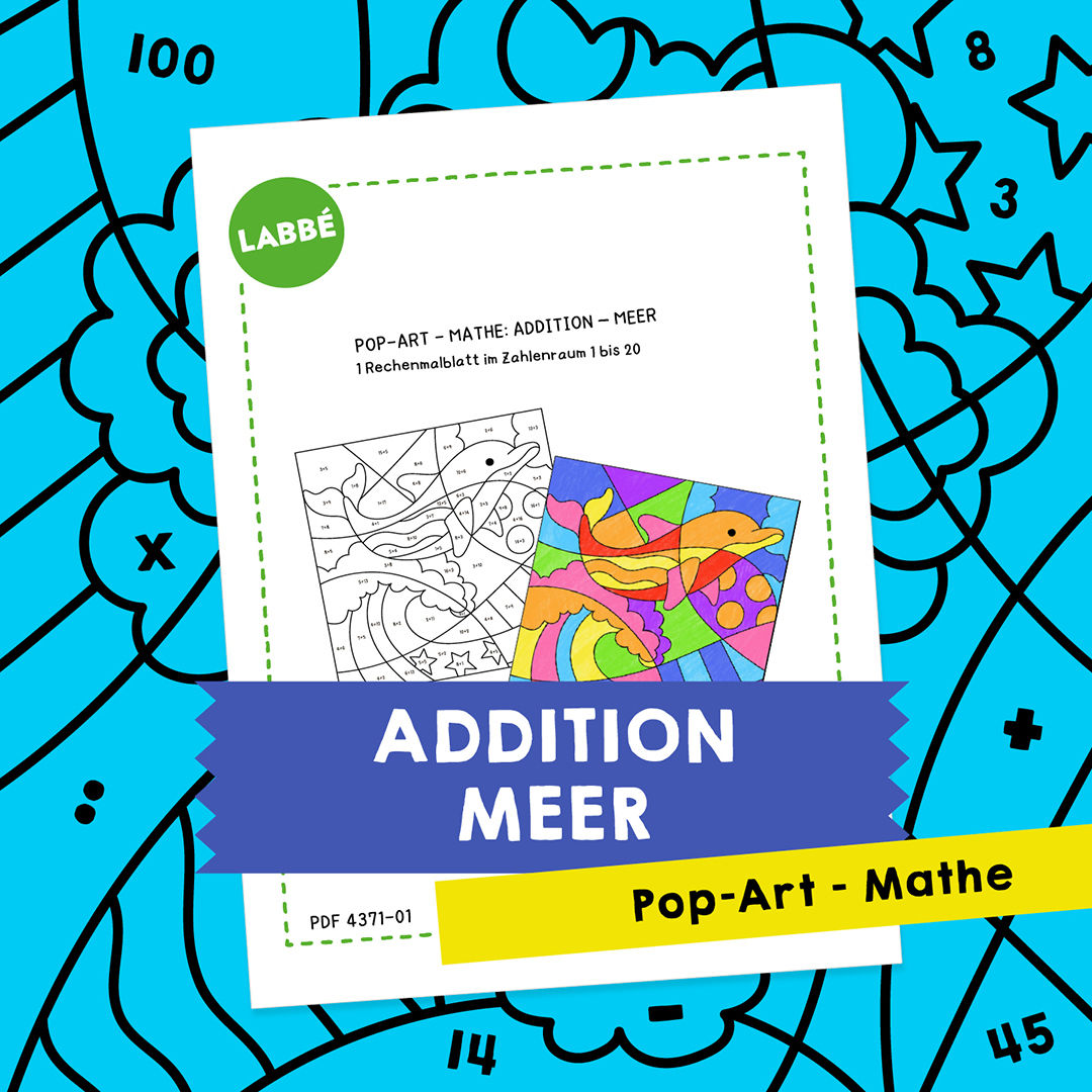 Homeschooling - Pop-Art – Mathe Addition: Meer PDF