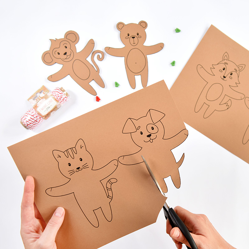 Geschenk-Tiere basteln