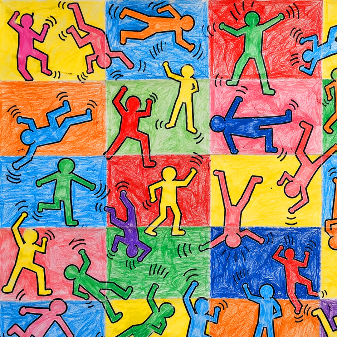 Keith Haring – Tanzfiguren als Riesenposter PDF