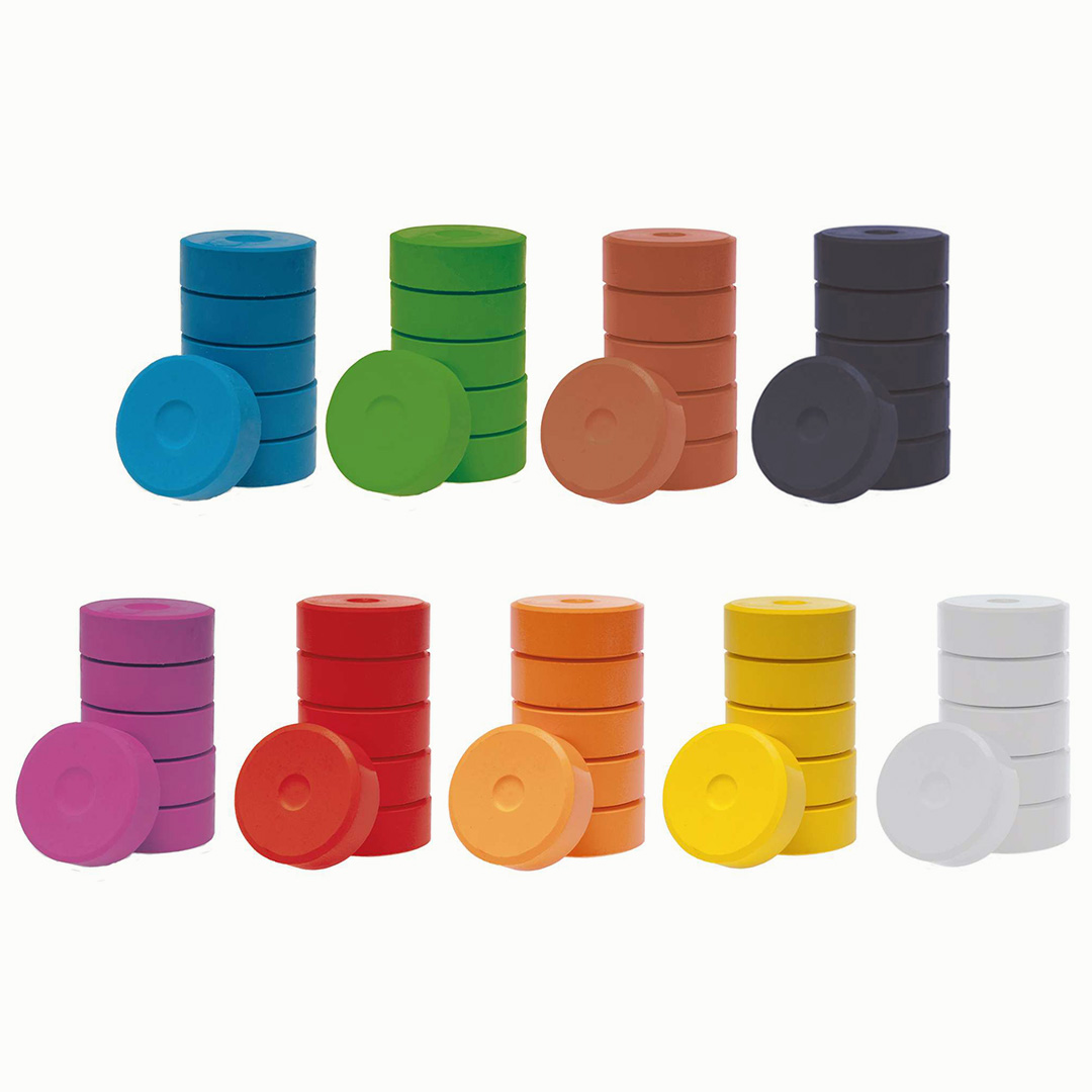Tempera-Pucks 55 mm, 6er Pack