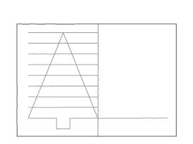 Tannenbäume aus Papier flechten