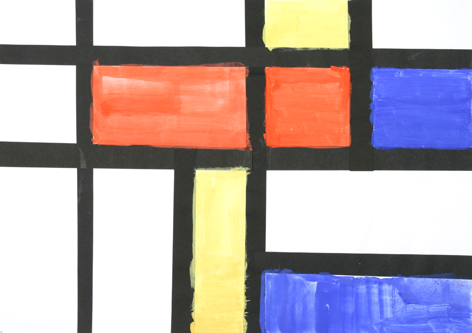 Malen wie Mondrian von Yvonne (9)