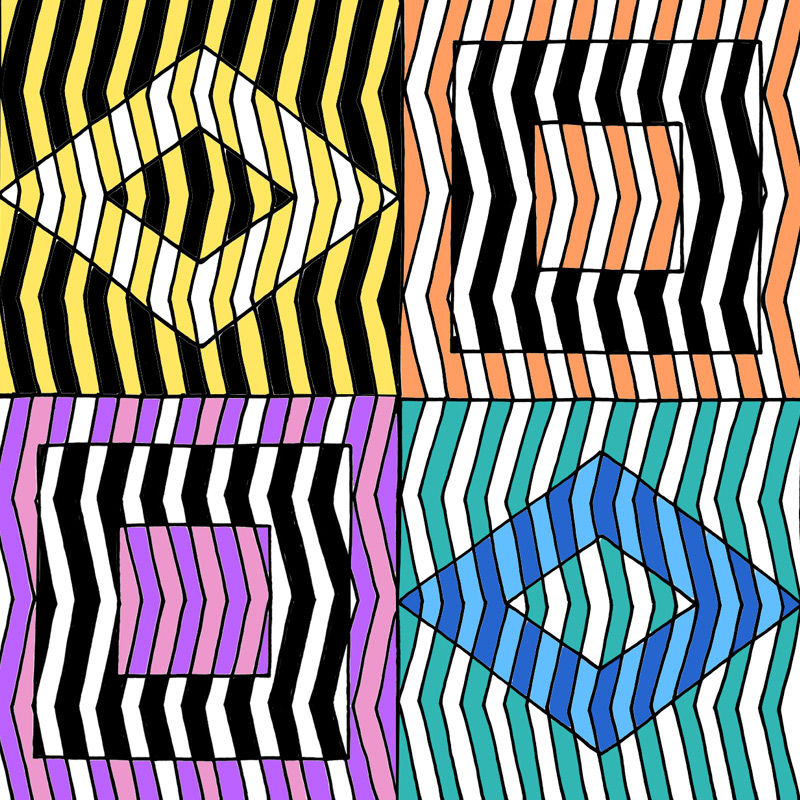 Op-Art Kacheln PDF