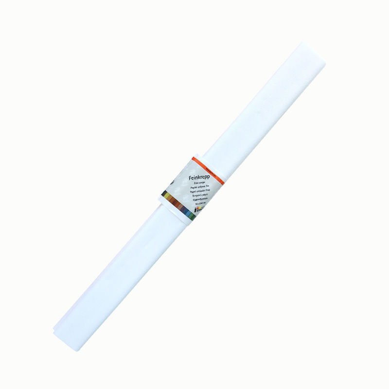 Krepppapier, 50 x 250 cm, türkis Weiss
