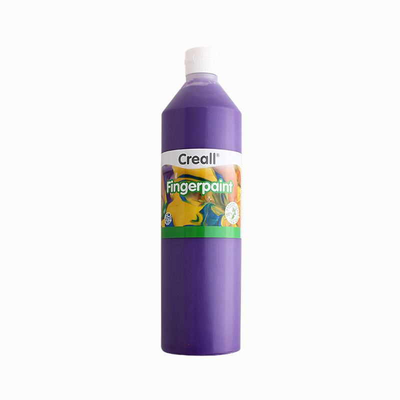 Fingerfarbe, 750ml Flasche, schwarz Violett