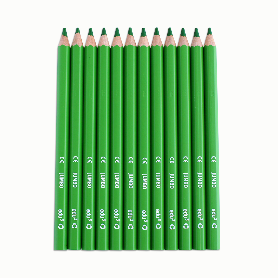 Jumbo Hex, 12 Stifte, blau Hellgrün