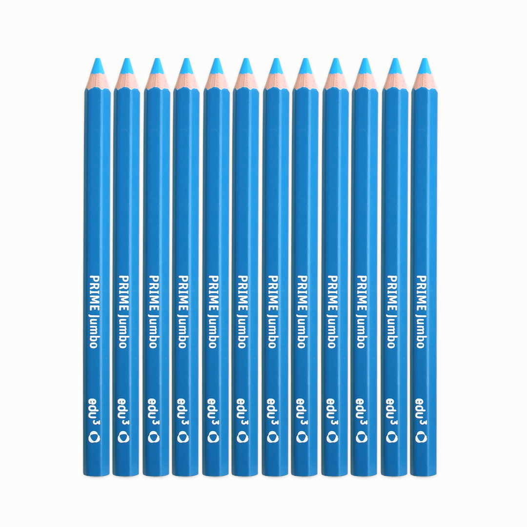 Prime Jumbo, 12er Pack, rosa Hellblau