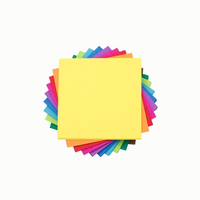 Faltblätter, 500 Blatt, 10 x 10 cm