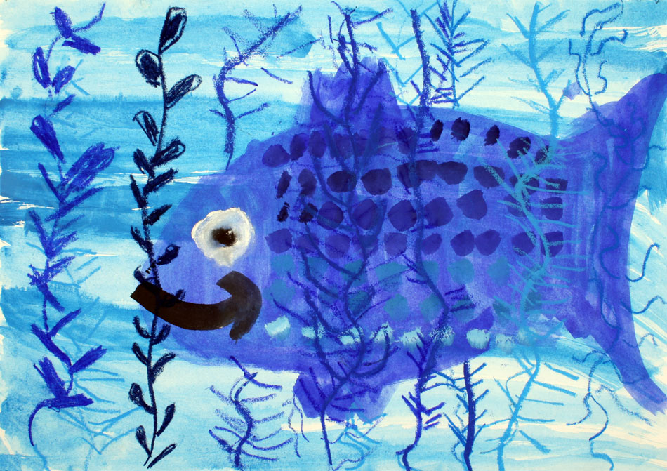 Blauer Fisch von Julia (8)