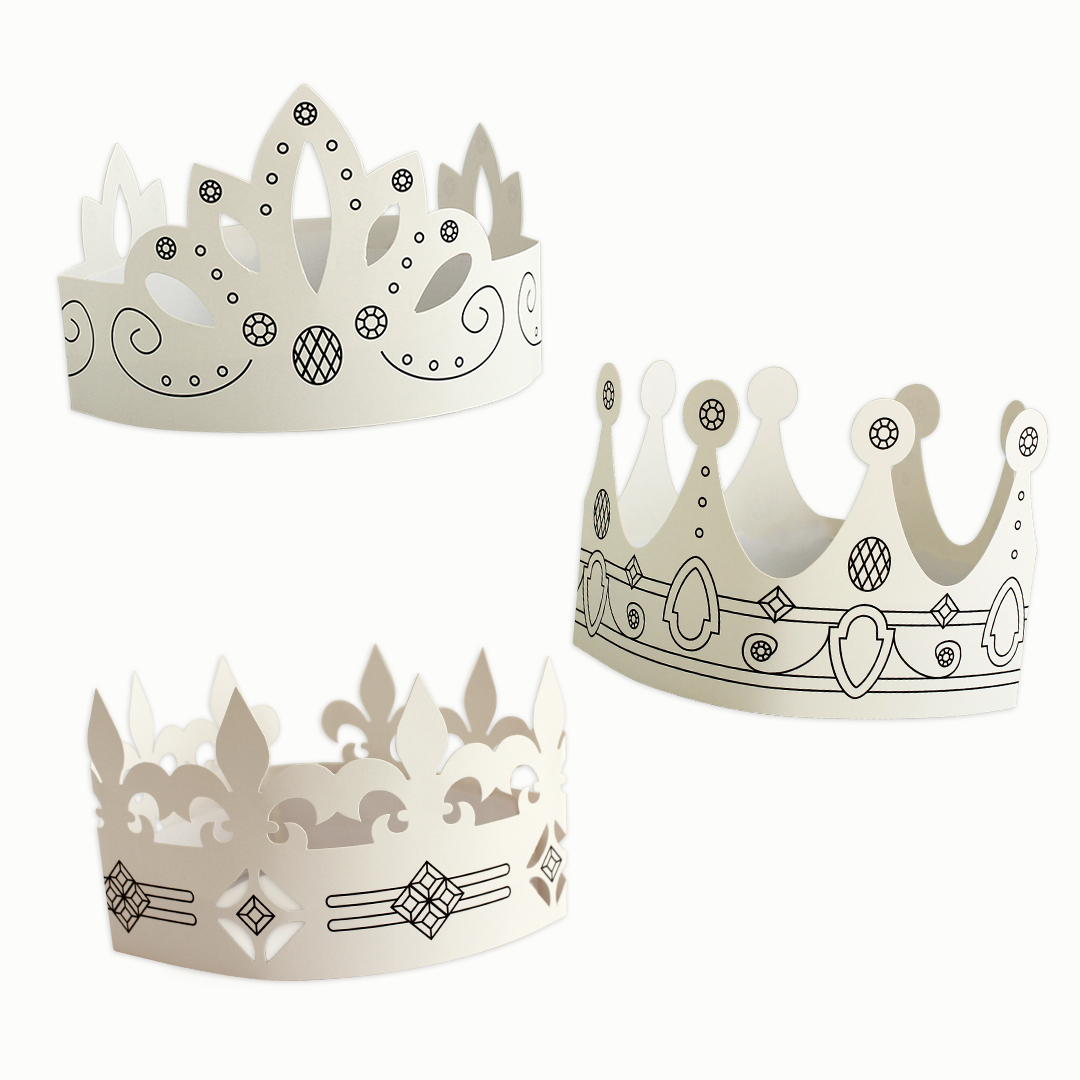 Kinderkronen royal, 6er Set