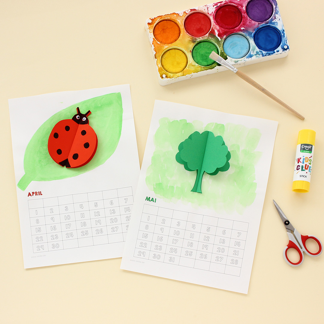 Scherenschnitt-Kalender PDF