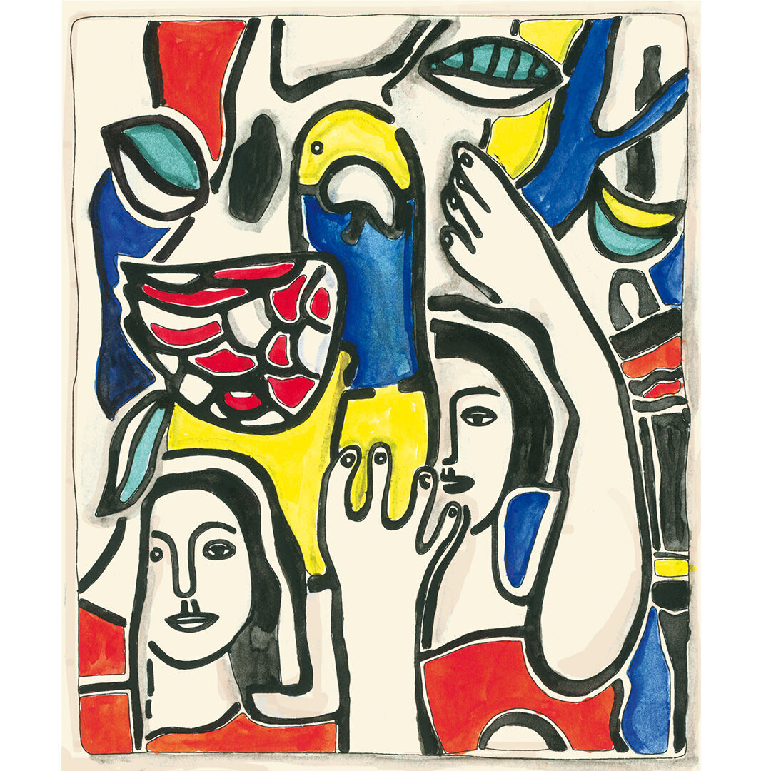 Fernand Léger - Les deux femmes au perroquet PDF