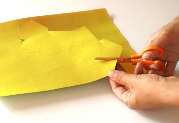 Papierkristalle basteln als Weihnachtsschmuck