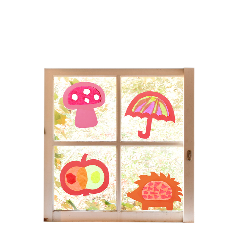 Fensterdeko basteln