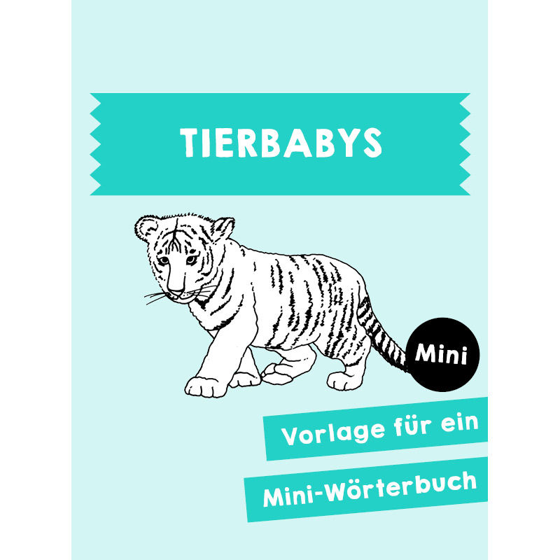 Freebie - Minibuch Tierbabys PDF