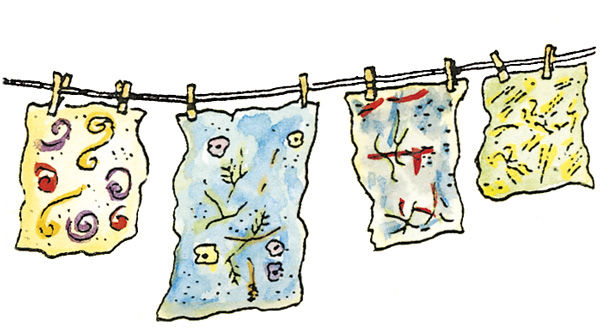 Anleitung: Papierschöpfen mit dem Papierschöpfrahmen