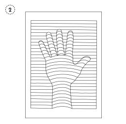 Anleitung - 3-Dimensionale Hände mit Linien zeichnen