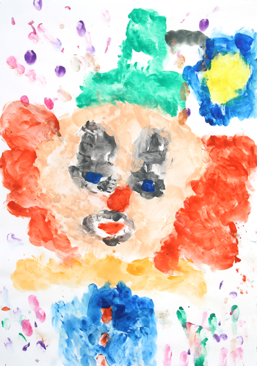 Clowngesicht von Dunja (9)