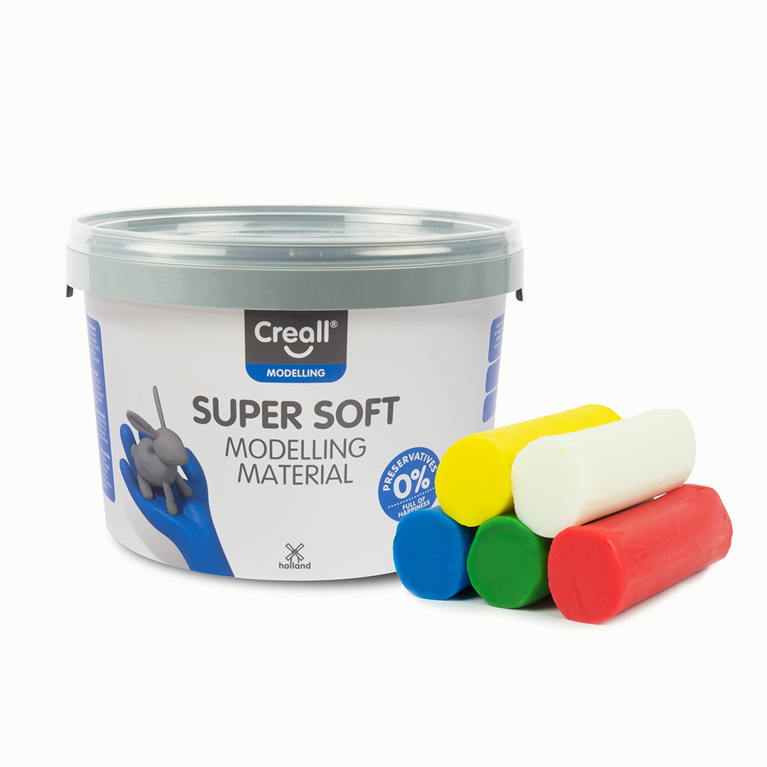 Super Soft Knet-Modelliermasse in 5 Farben, 1.750 g 