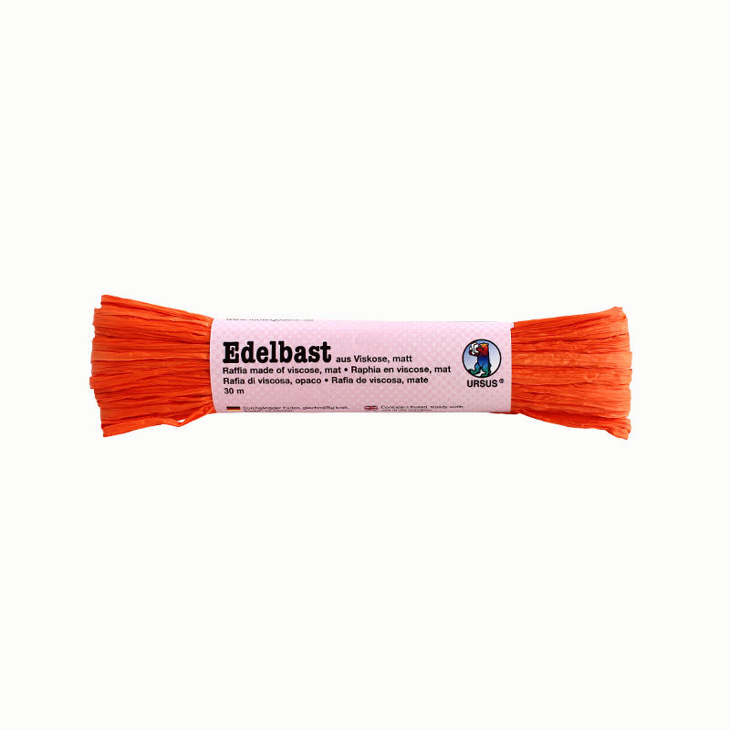 Bast, 30m Strang, dunkelblau Orange