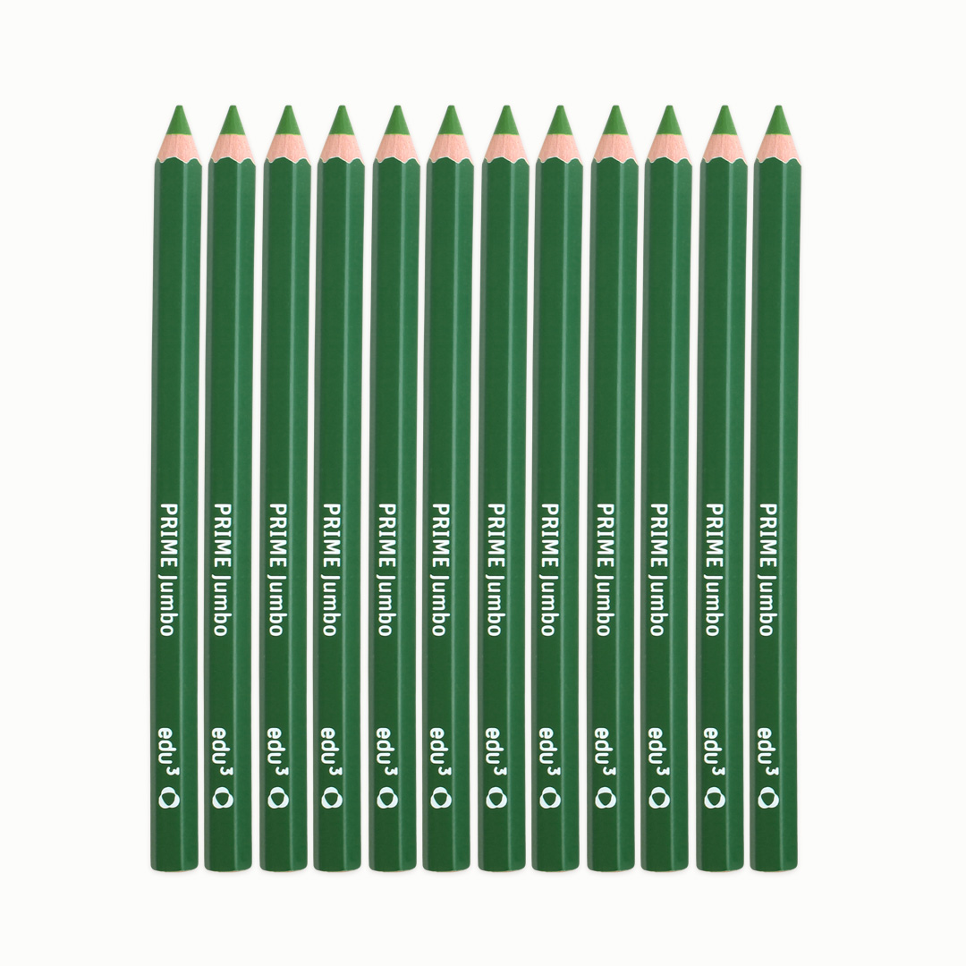 Prime Jumbo, 12er Pack, rosa Grün