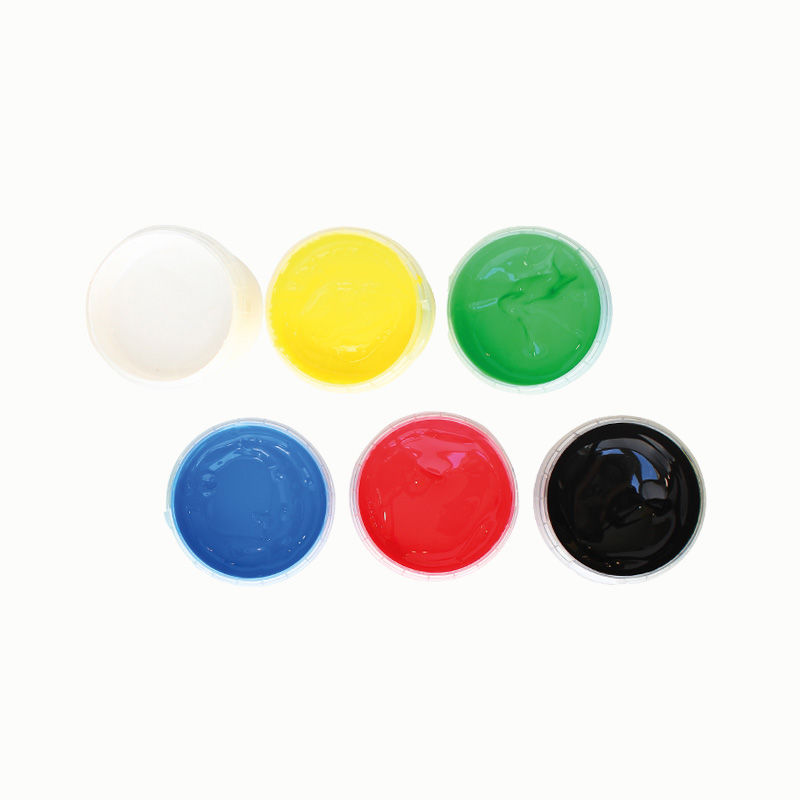Fingerfarben-Set, 6 x 100 ml, farbsortiert