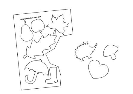 Herbst-Papierketten basteln mit Kindern