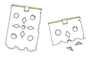 Anleitung zur Herstellung von mexikanischen Papel Picado Girlanden