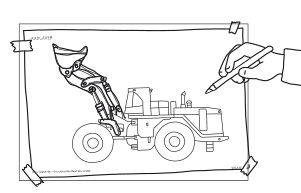 Tracing - Baufahrzeuge - Anleitung