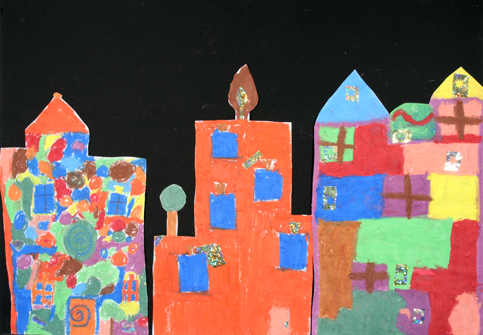 Hundertwasser-Häuser von Oliver, Lara und Max (9)