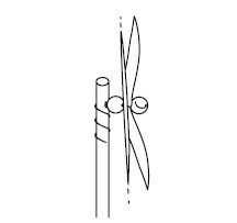 Anleitung - Windrad basteln mit Stock, Draht und Perlen
