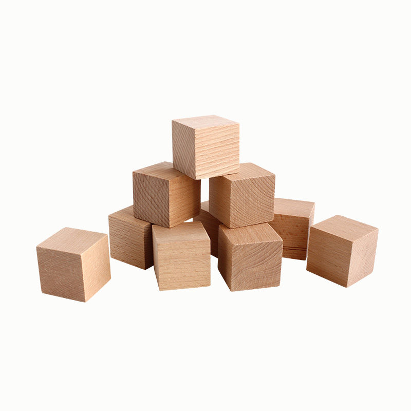 Holzwürfel, groß, 10 Stück
