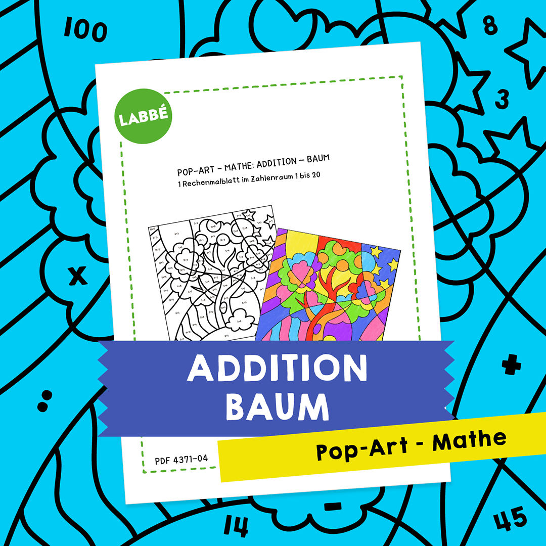 Homeschooling - Pop-Art – Mathe Addition: Baum PDF