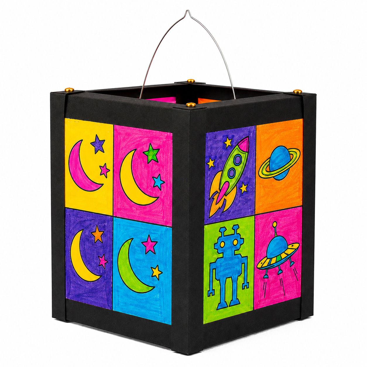 Coole Pop-Art-Laterne nach Andy Warhol basteln