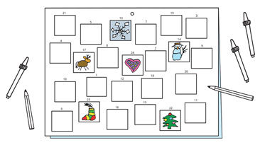 Adventskalender basteln - Anleitung