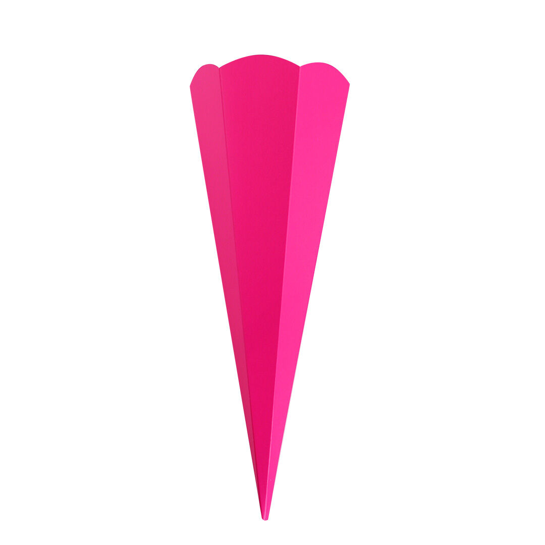 Schultüte, weiß Pink
