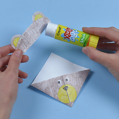Anleitung Origami-Lesezeichen Tiere falten
