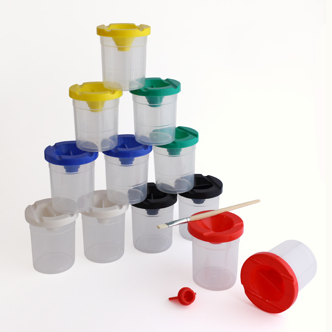 Pinselbecher, 12er Pack