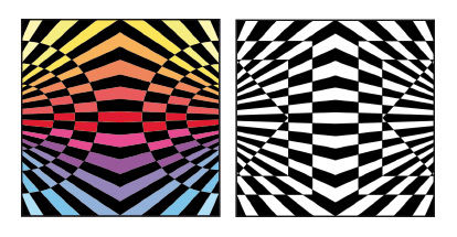 Op-Art Kacheln für die Gruppenarbeit