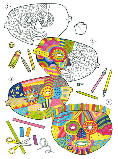 Doodle Masken