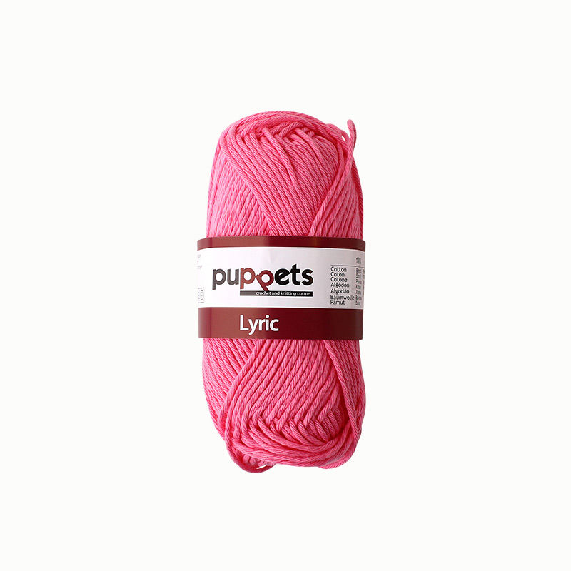 Topflappengarn, weiß Rosa