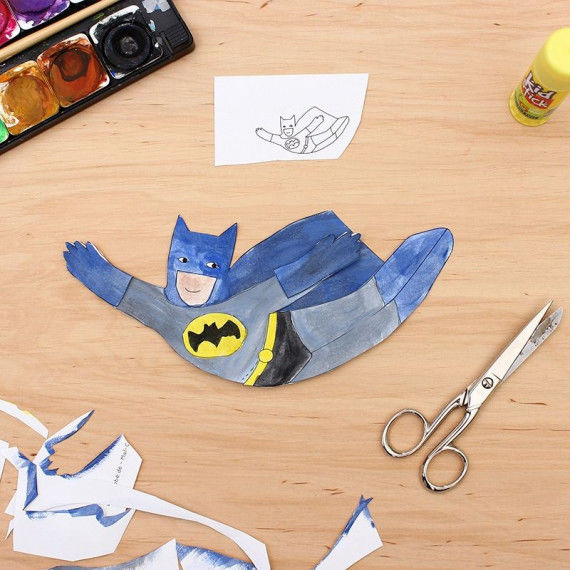 Color-and-Collage - Superheroes
