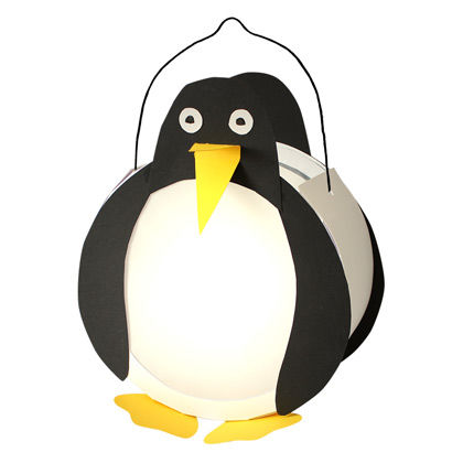 Pinguin-Laterne