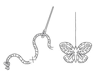 Anleitung - Schmetterlinge aus Papier
