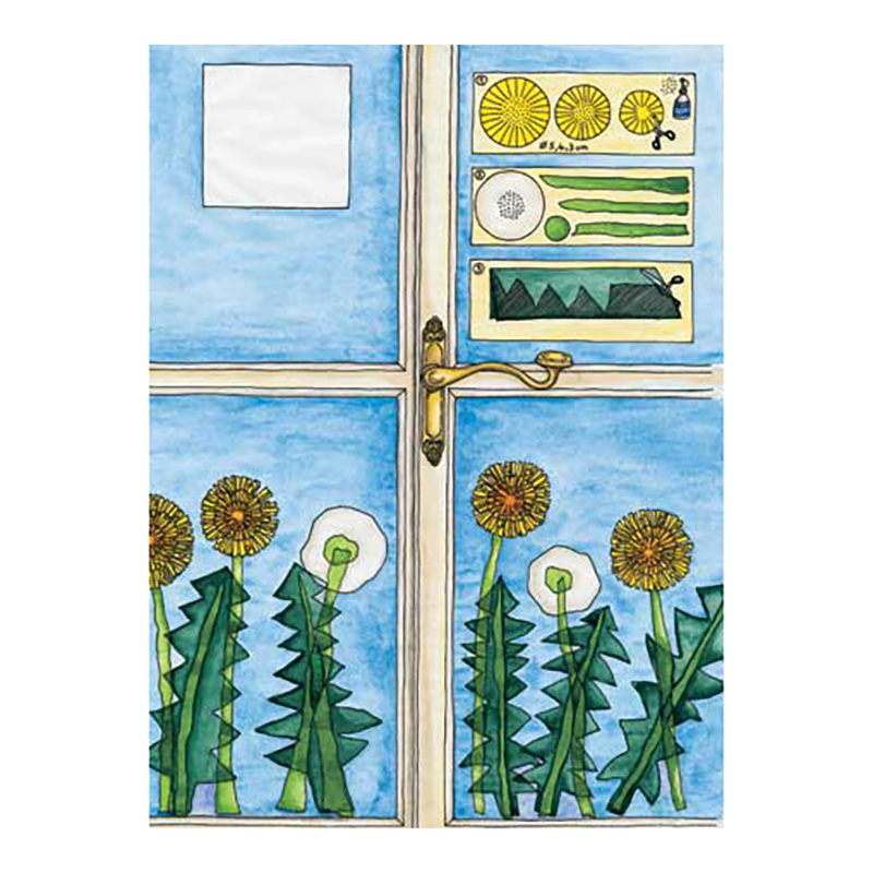 Fensterbild "Löwenzahn"