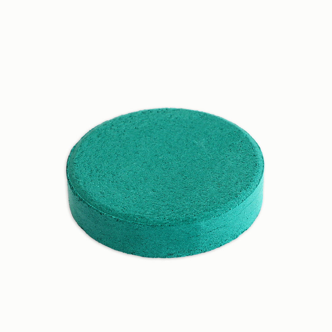 Tempera-Puck 55 mm, weiß Blaugrün