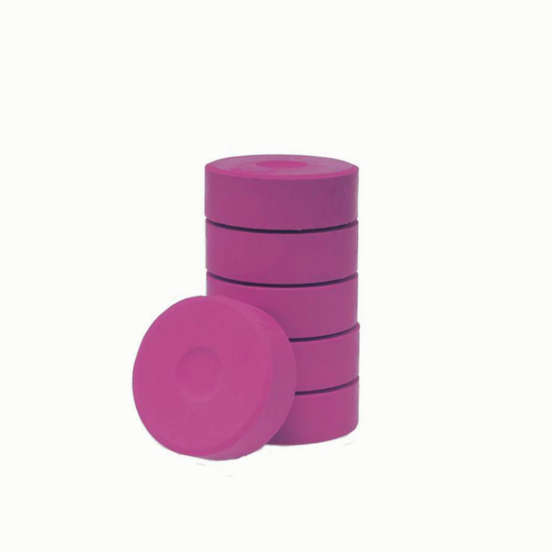 Tempera-Pucks 44 mm, 6er Pack, gelb Pink