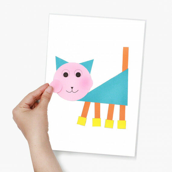 Geometrische Formen - Tiere